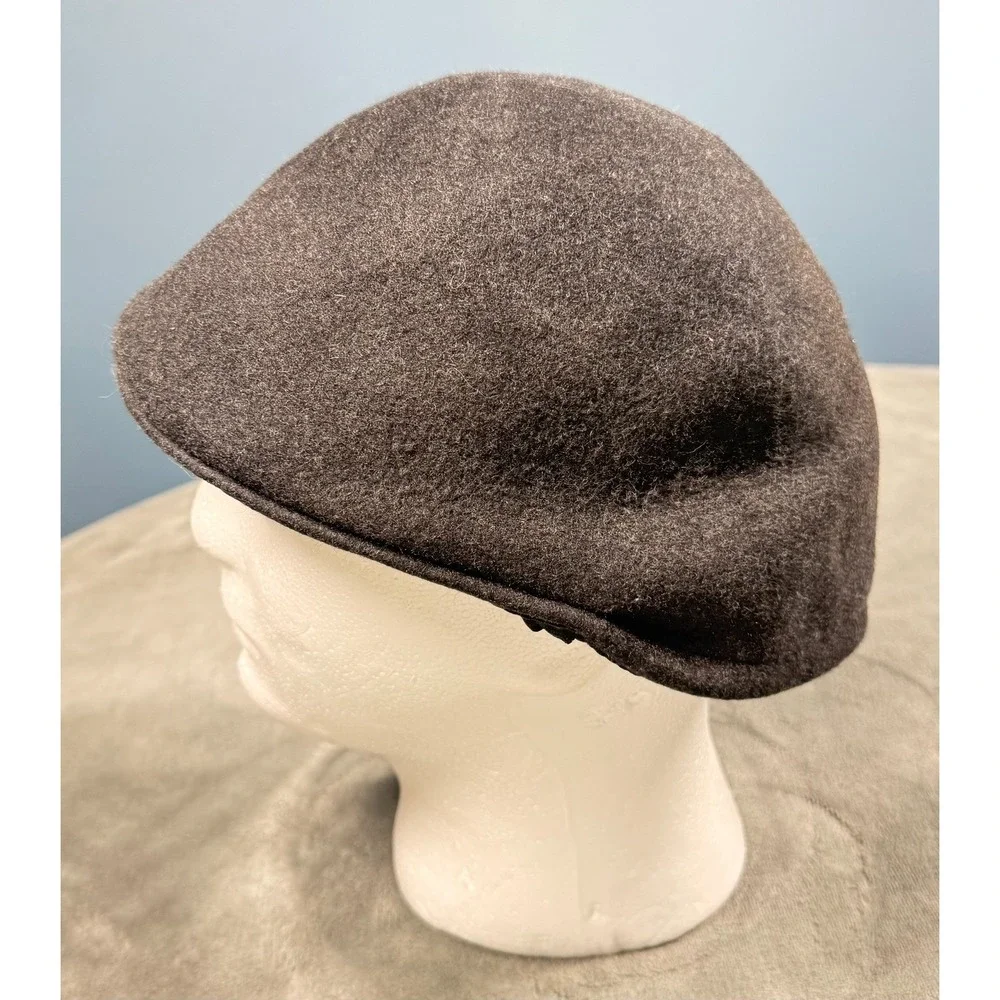Country Gentleman Ivy Cap Mens Large Gray Wool Newsboy Flat Driving Hat